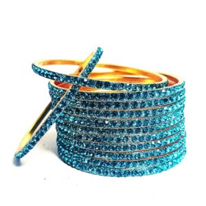 Suhana-Golden Bangles Set Pack of 12 Pcs