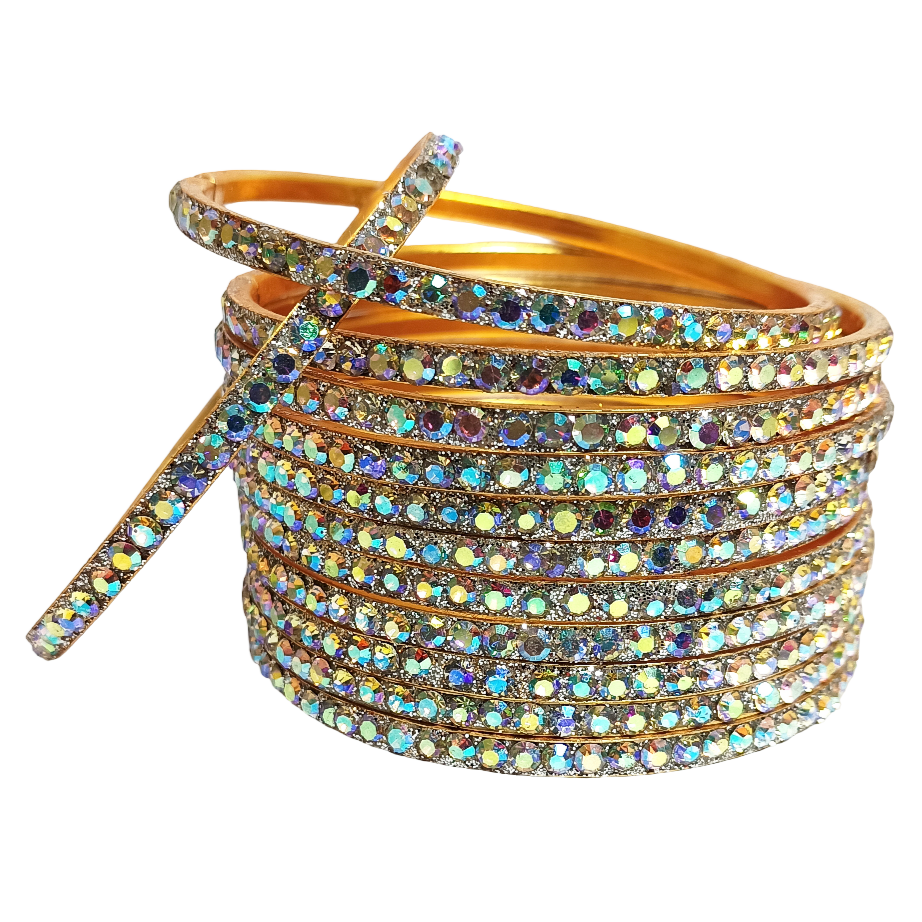 Suhana bangles Set of 12pcs Rainbow Design Bangles For Women - Image 4