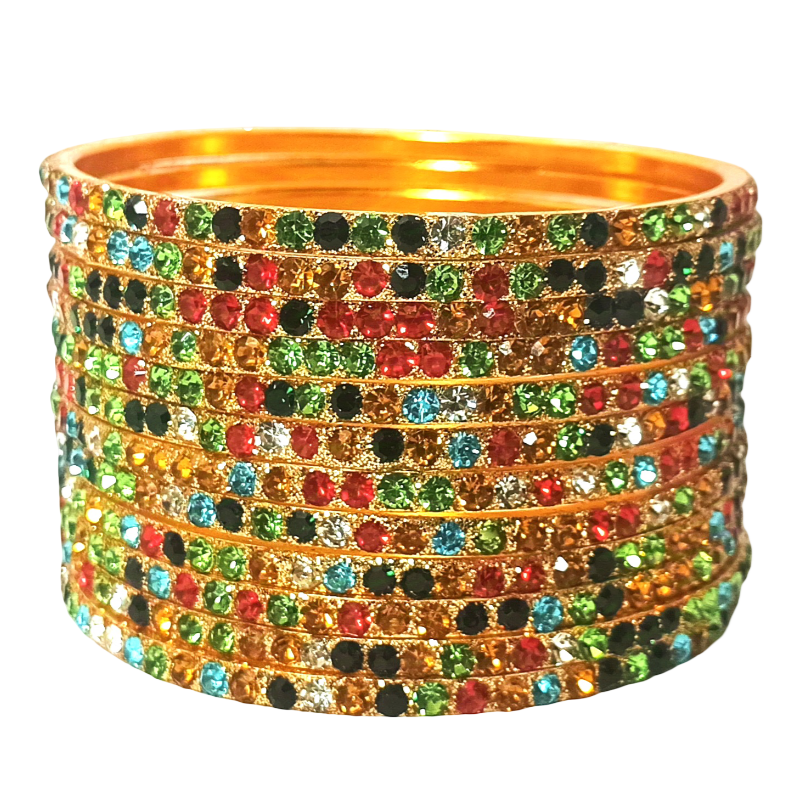 suhana traditional bangle set (pack of 12 pcs)
