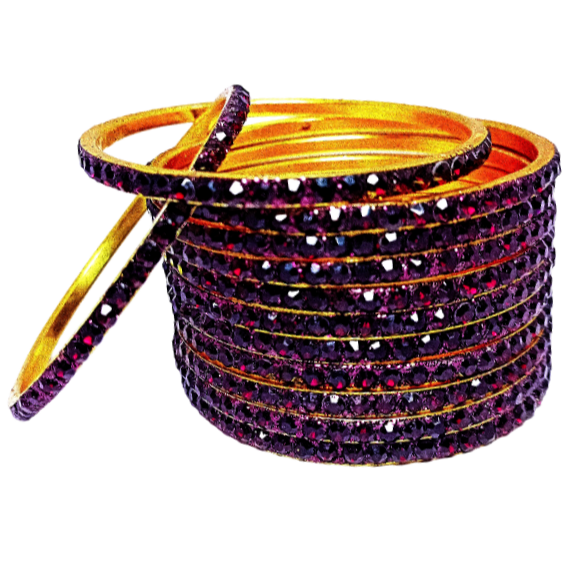 suhana traditional bangle set (pack of 12 pcs)